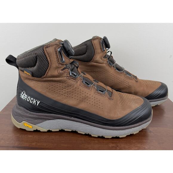 Rocky Summit Elite Event Waterproof Hiking Boots Brown Men’s 11 *NO INSOLES - Picture 2 of 15
